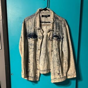 Ashley Mason Acid Wash Jean Jacket